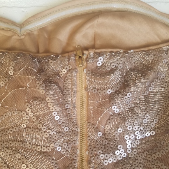 Ya Los Angeles Sequin Strapless Party Dress - Picture 6 of 8